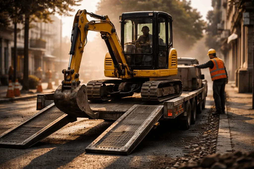alquilar miniexcavadora